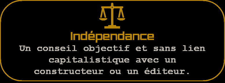Icône indépendance et objectivité conseil IT