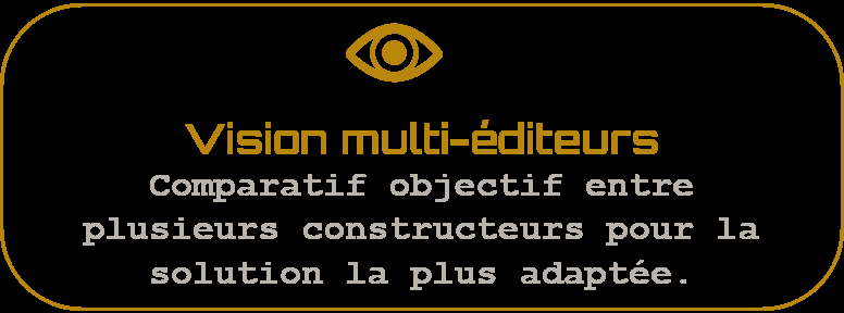Icône vision multi-éditeurs et indépendance